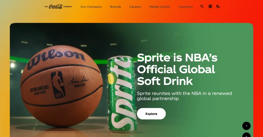 The Coca-Cola Company - Bilingual Website Examples
