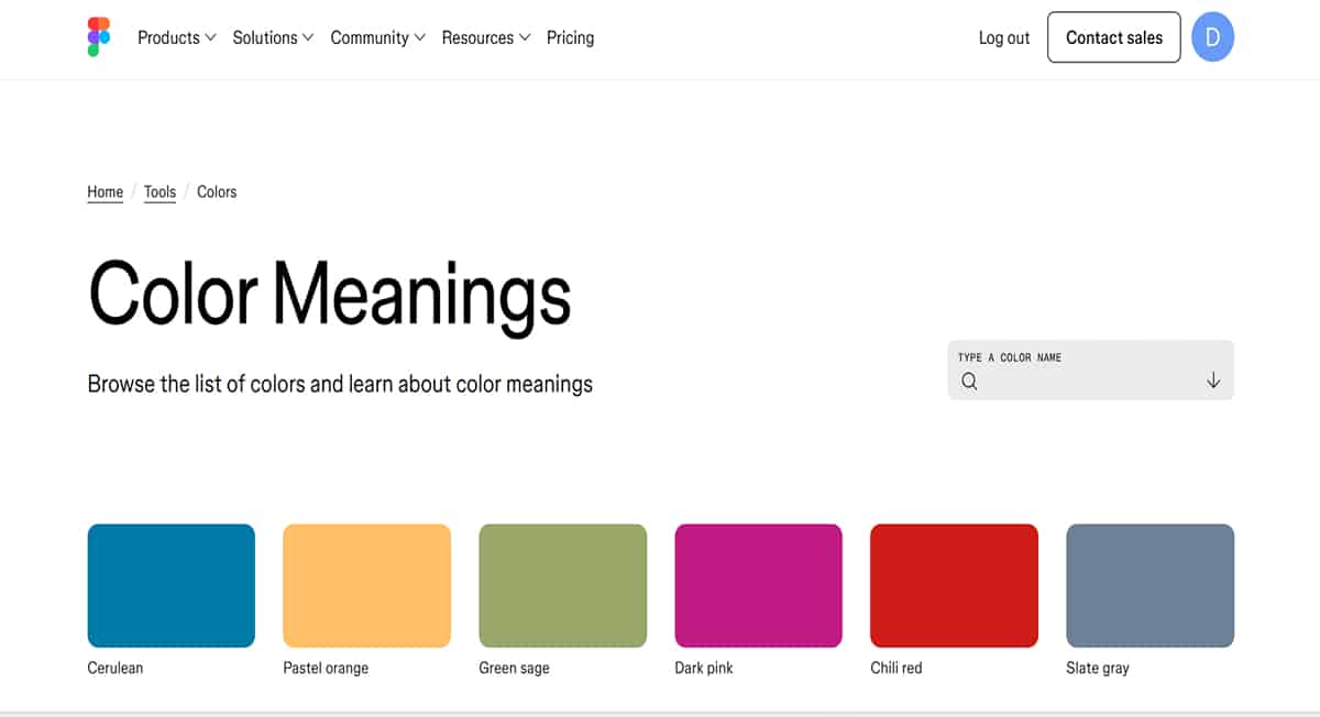 Color Meanings – Family Vacation Spots - Pillar Page Barbara Lim - Model Website Examples