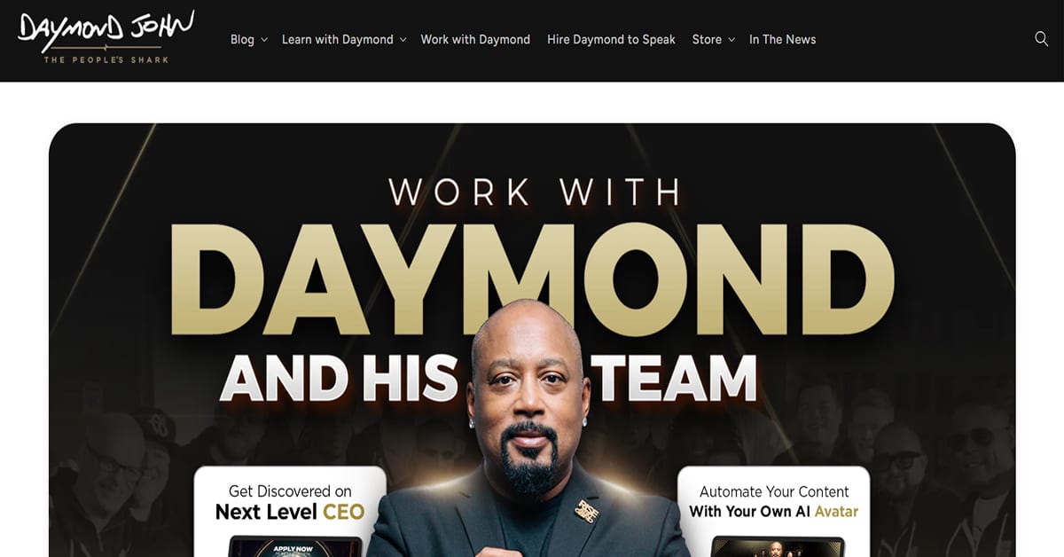 Best Public Speaker Websites_Daymond John