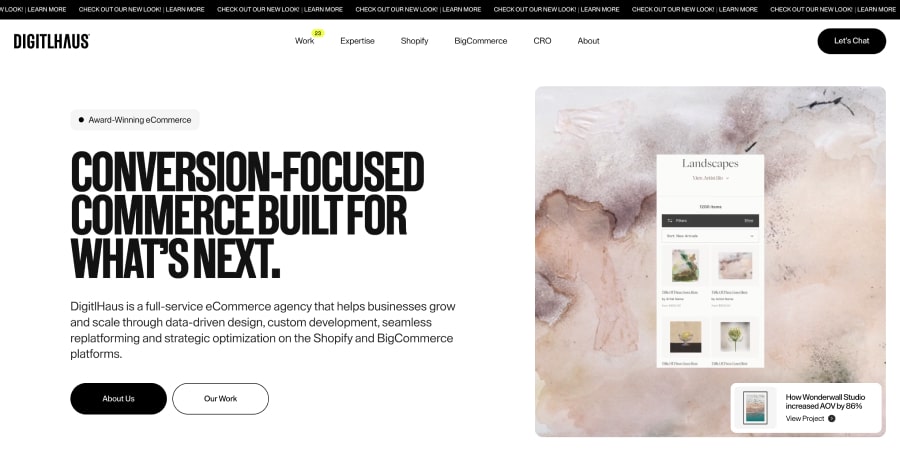 Digitlhaus - Drop Servicing Website Examples DigitlHaus - Drop Servicing Website Examples