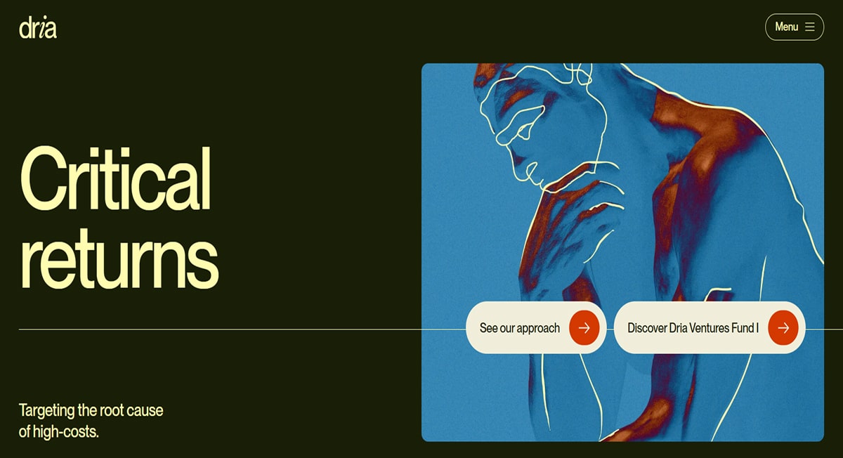 Dria - Webflow Website water is human right - webflow website examples