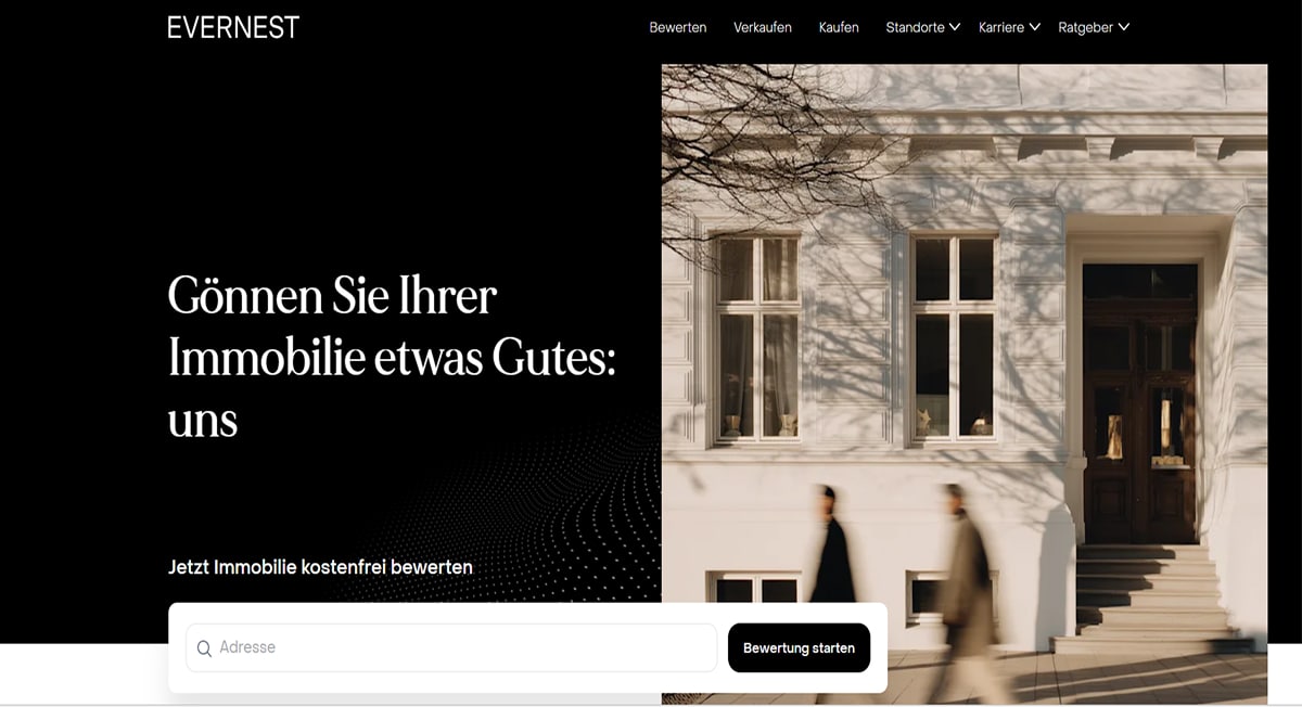 Evernest - Webflow Website Evernest Urban Real Estate