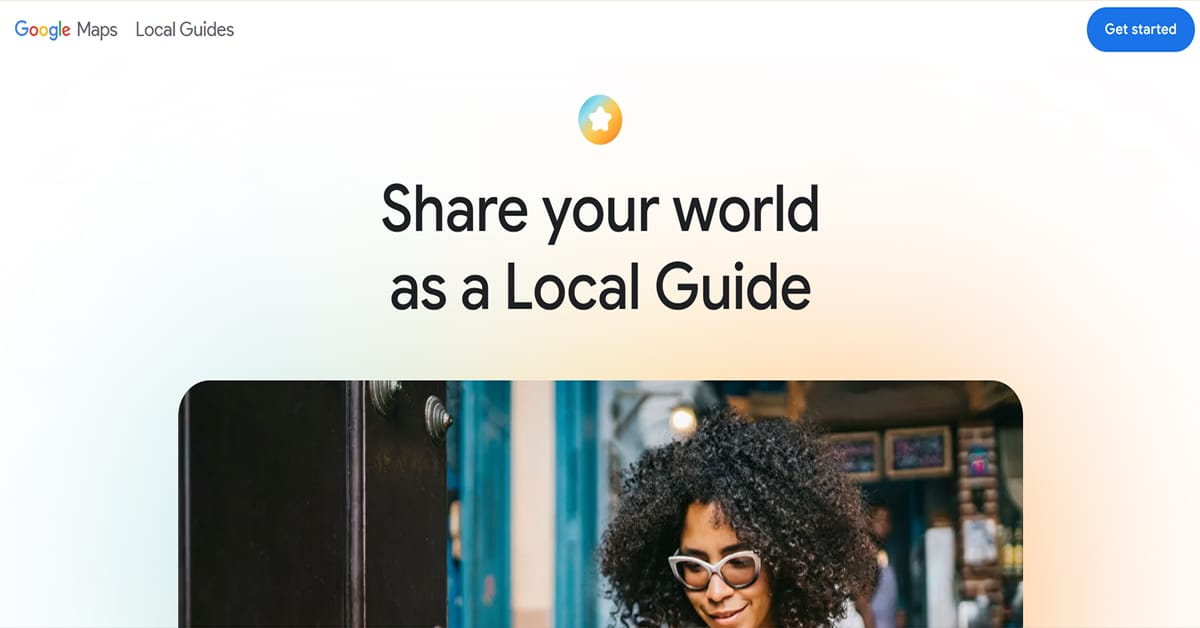 Google Maps Local Guide - Web App Website