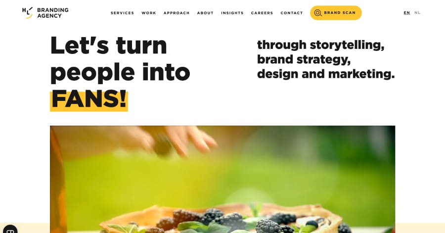 HLO Branding Agency - Drop Servicing Website Examples HLO Branding Agency - Drop Servicing Website Examples