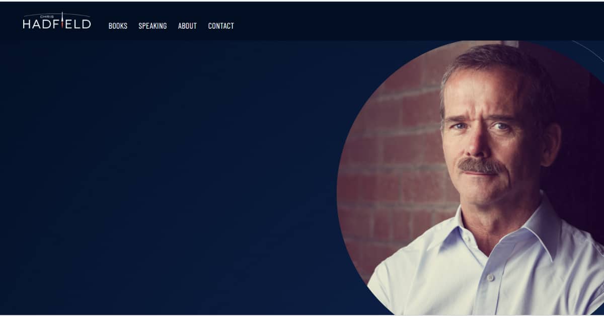 Hadfield - Public Speaker Website Best Public Speaker Websites_Colonel Chris Hadfield