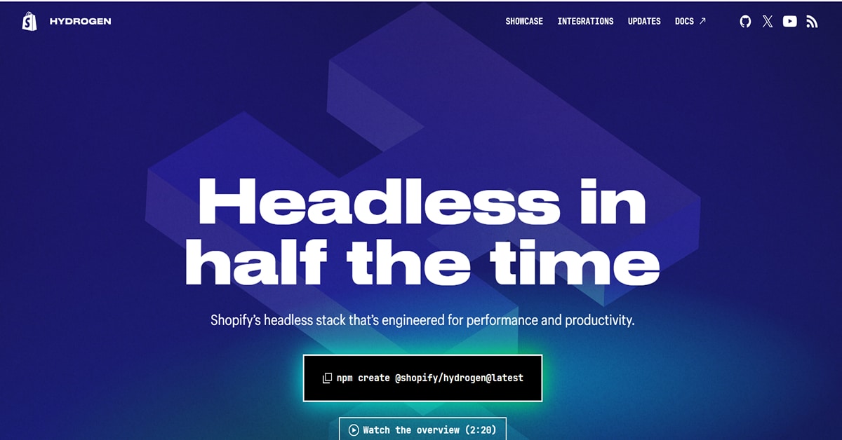 Hydrogen - Blue Web Design Best Blue Websites_TROA