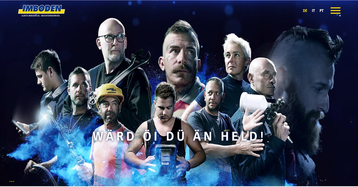 Imboden - Blue Web Design Best Blue Websites_TROA