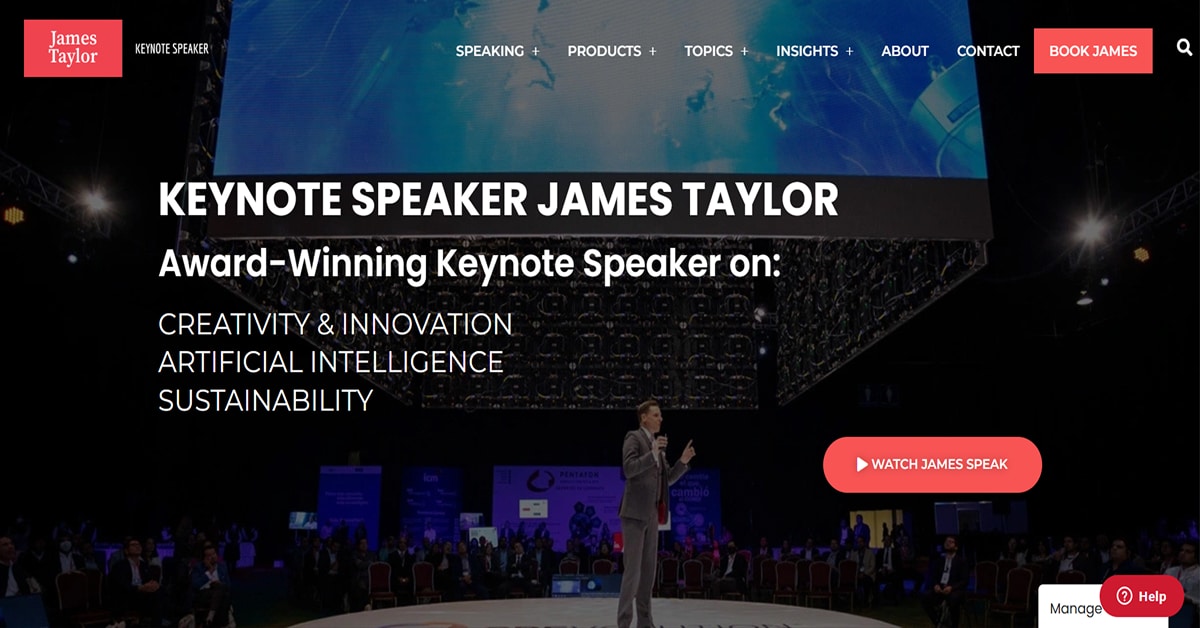 Best Public Speaker Websites_James Taylor