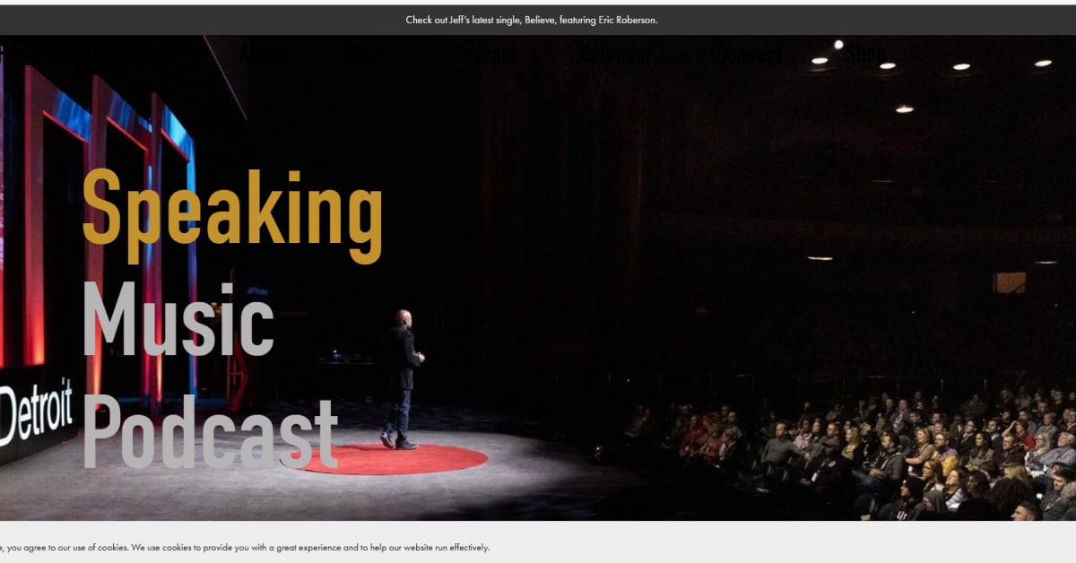 Jeff Ponders - Public Speaker Website