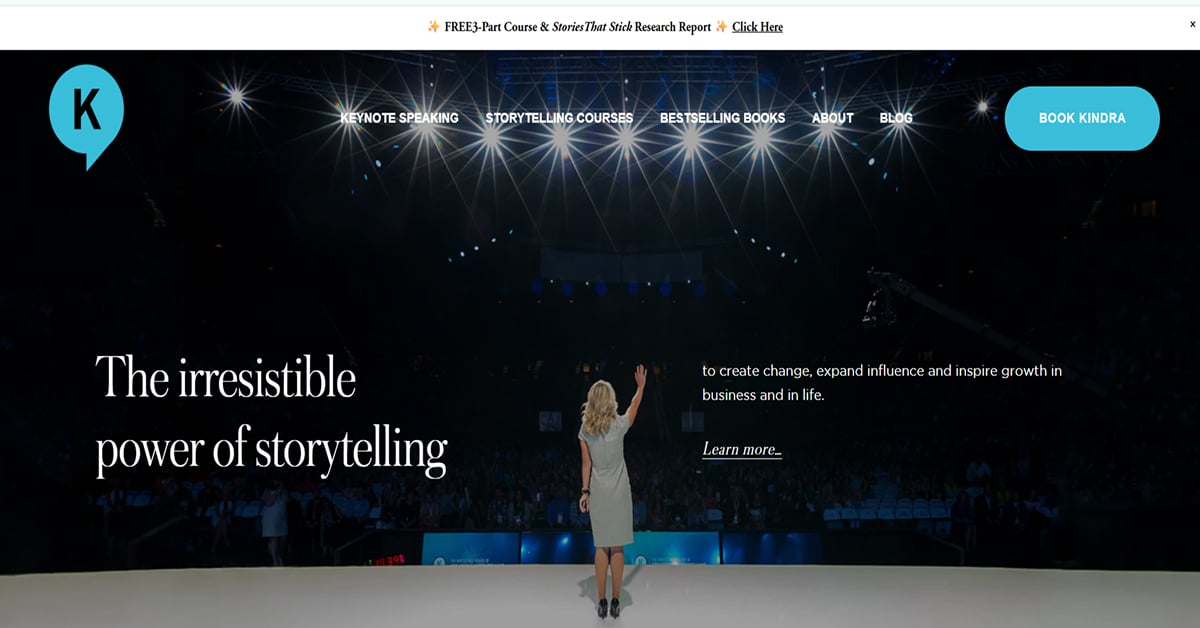 Best Public Speaker Websites_Kindra Hall