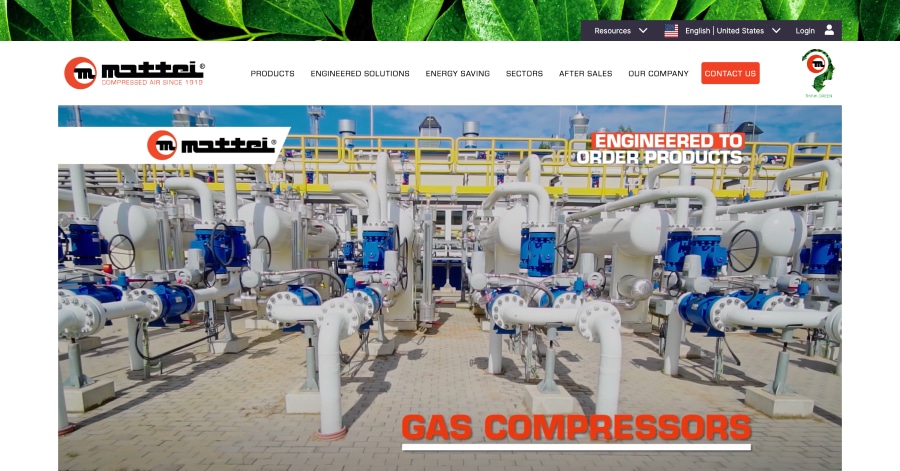 Mattei - Factory Website Example Mattei - Factory Website Example
