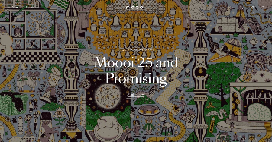 Moooi - Landing Page Design Example Best Landing Pages_Moooi