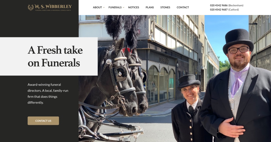 N.S. Wibberley - Funeral Website Examples