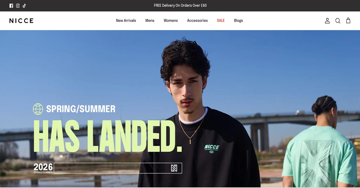 Nicee Clothing - Clothing Website