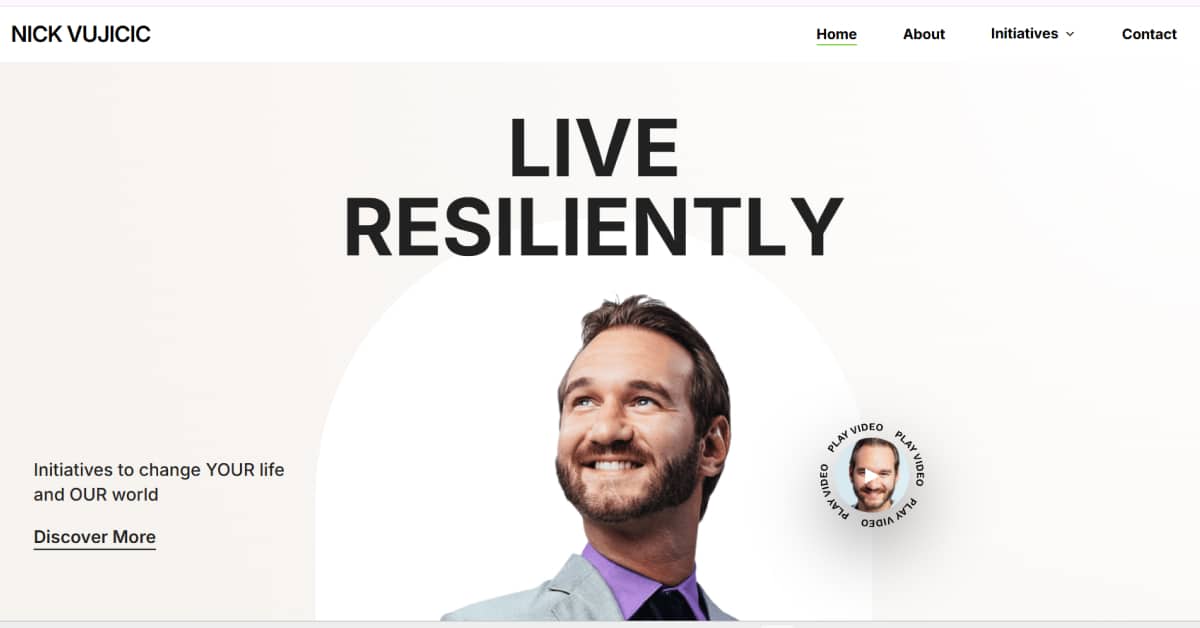 Best Public Speakers 2024_Nick Vujicic