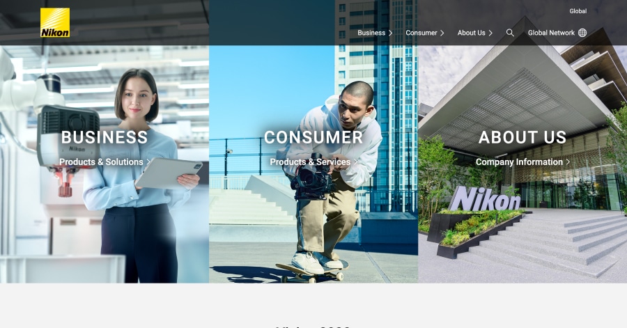 who - bilingual website example