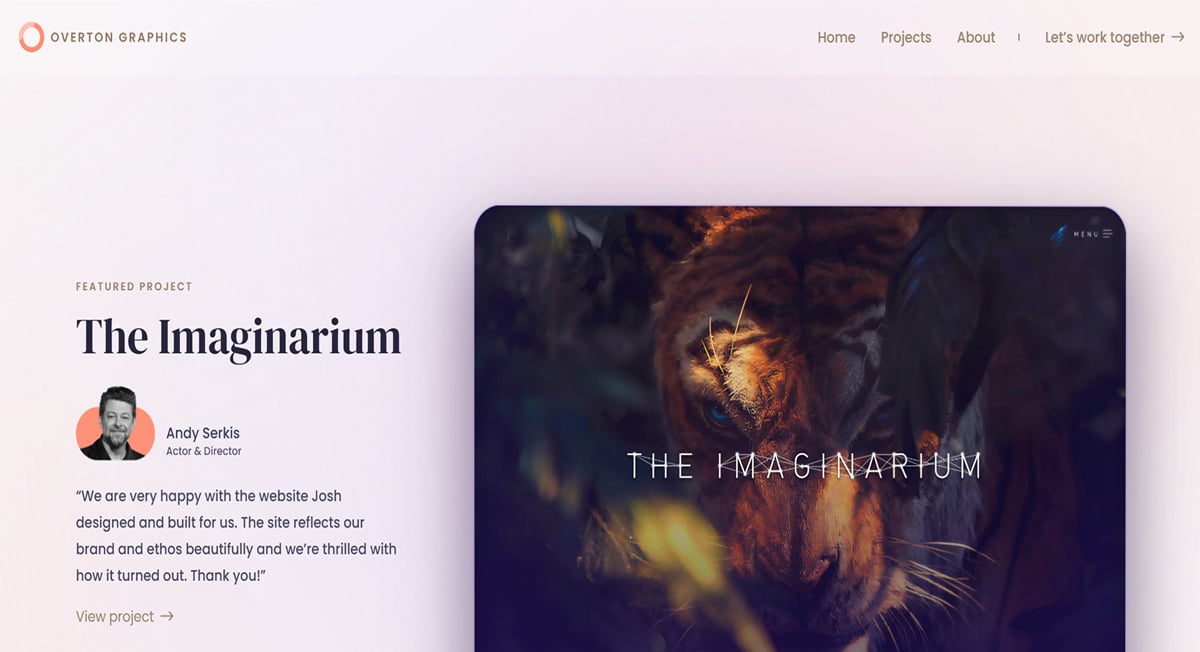 Overton Graphics - Webflow Website Overton Graphics