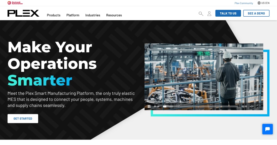 Plex - Landing Page Design Example