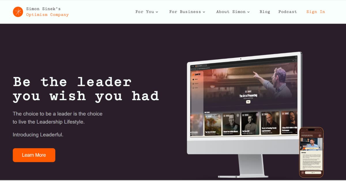 Best Public Speaker Websites_Simon Sinek