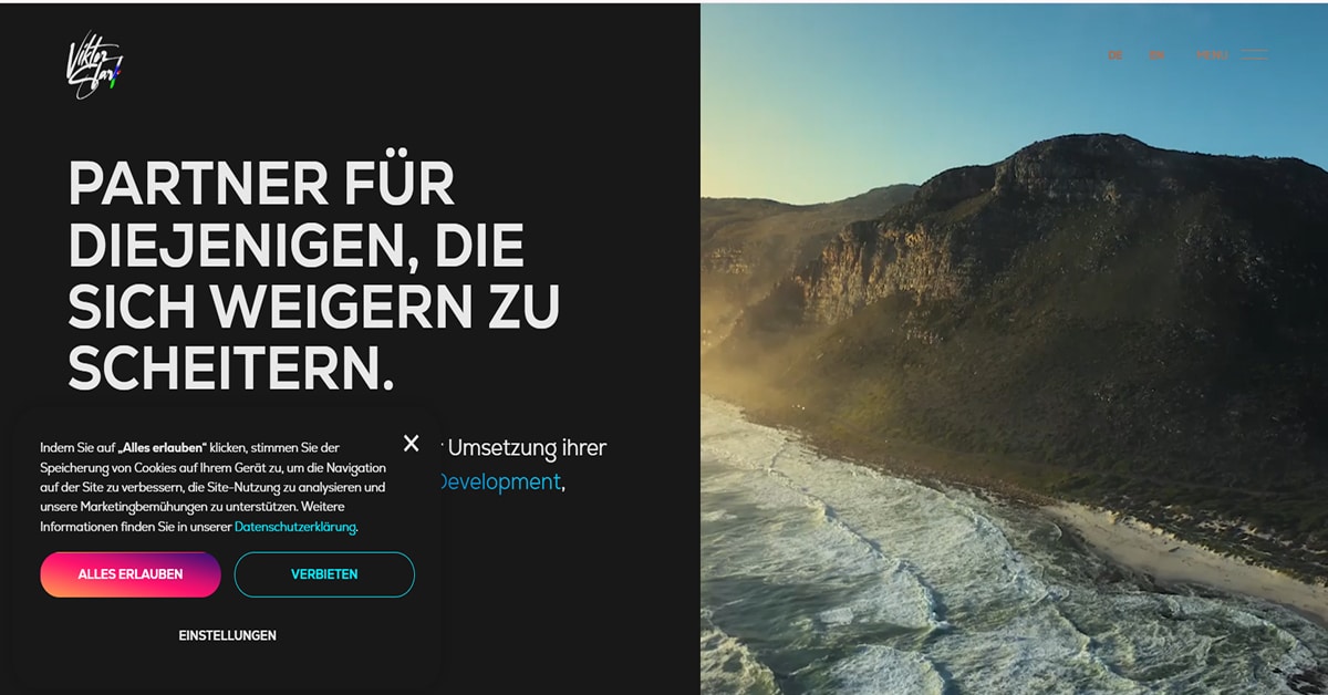 Stark - Videographer Website