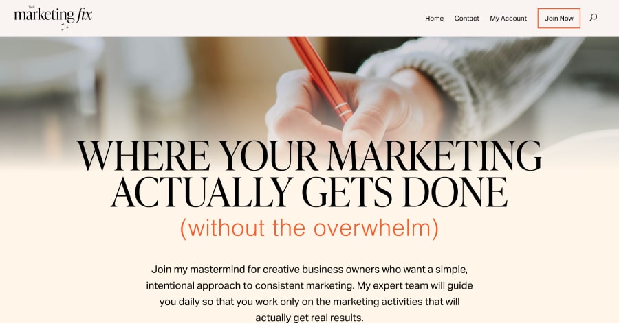 The Marketing Fix - Drop Servicing Website Examples