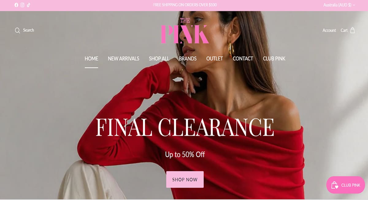 The Pink - Pink Web Design Best Pink Website Examples_The Pink