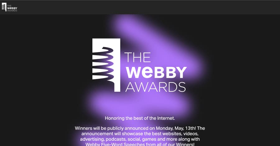 Annual Webby Awards