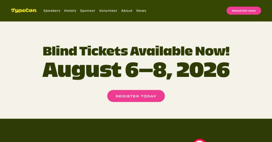 Typecon - Conference Website Examples Chargebee Conference Website Examples
