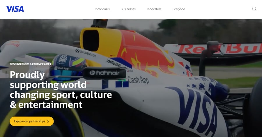 VISA - Bilingual Website Examples