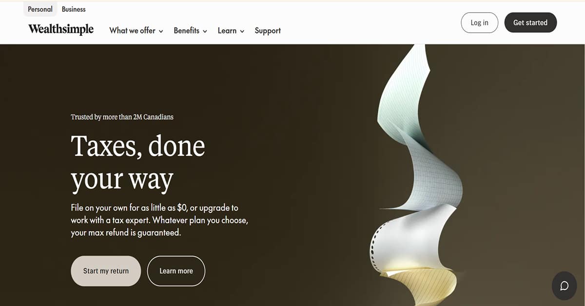 Wealthsimple - Web App Website