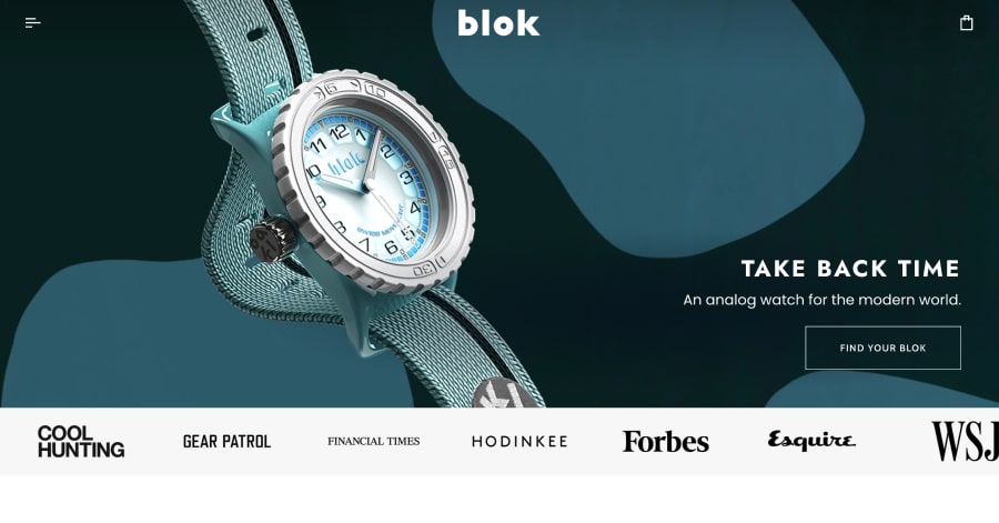 blok - Startup Website Example