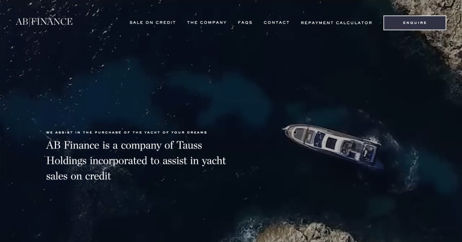 AB Finance - Financial Website Example