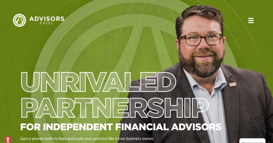 Advisors Excel - Financial Website Example