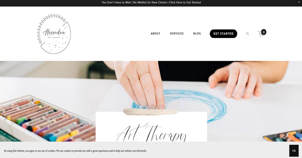 Alexandria - Therapist Website