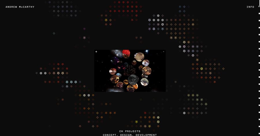 andrew mccarthy - infinite scrolling website examples