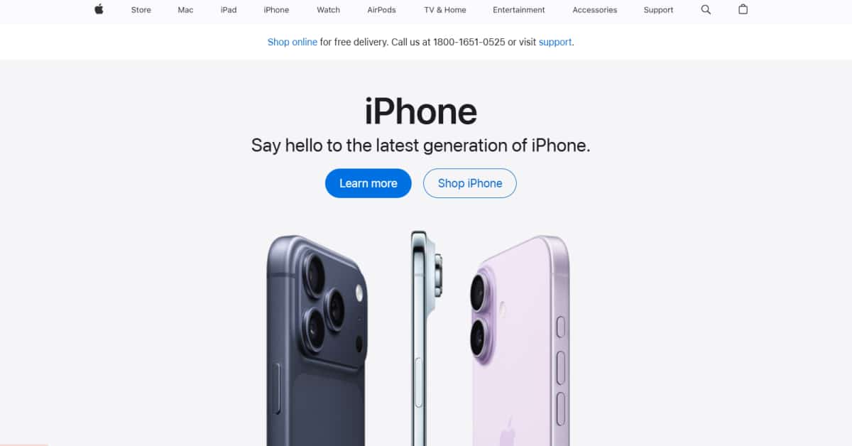 Apple - Technology Website Example Karkey - Technology Website Examples