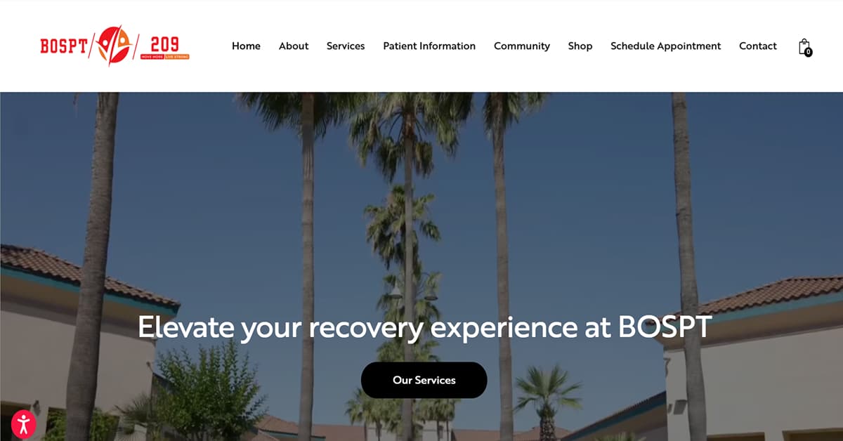 BOSPT - Therapist Website Best Therapist Websites_Bryant Orthopedic