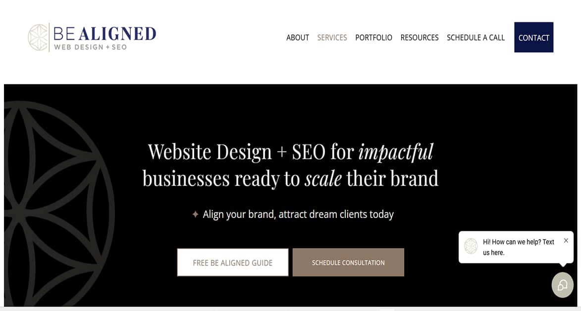 Be Aligned - Squarespace Website Kris Bowers Squarespace Website Example
