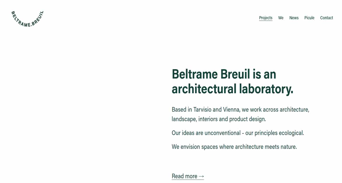 Beltrame - Squarespace Website Kris Bowers Squarespace Website Example