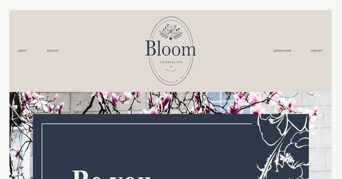 Bloom - Therapist Website