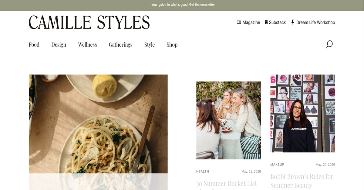 Best White Web Design_Camille Styles