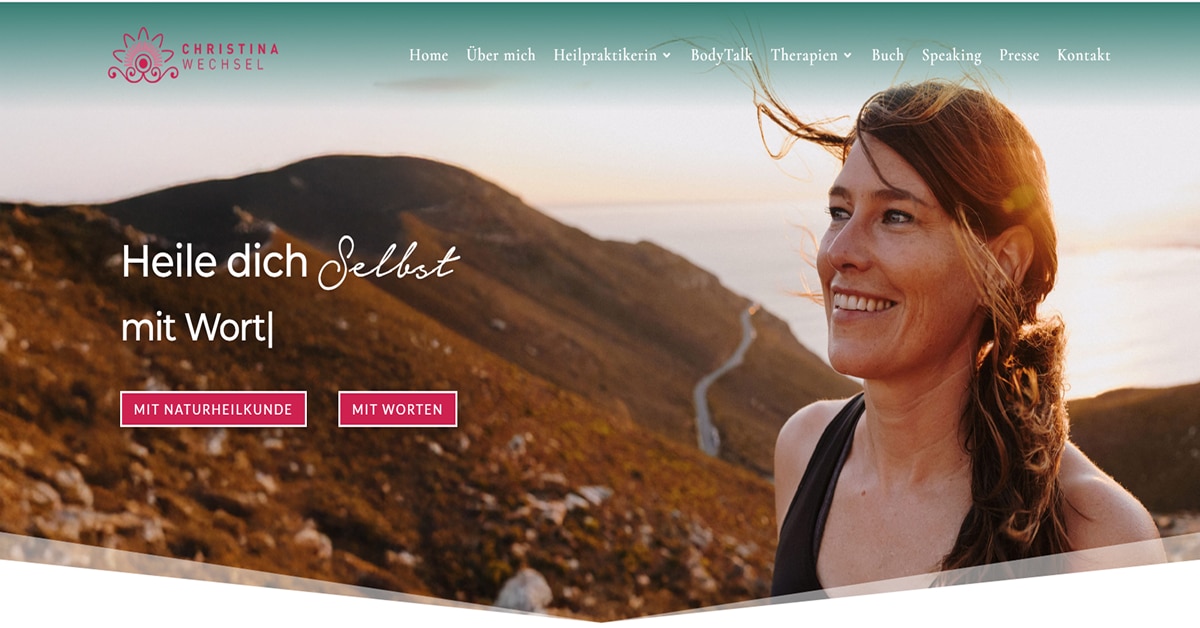Christina Wechsel - Therapist Website