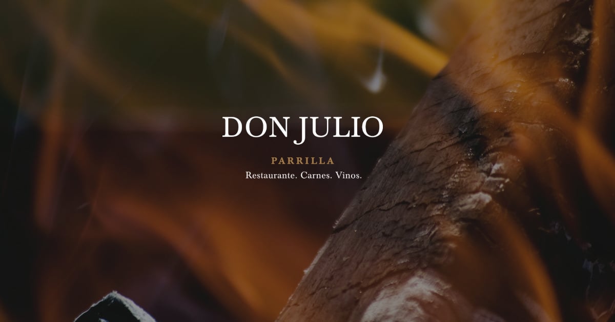Best Restaurant Website_Don Julio