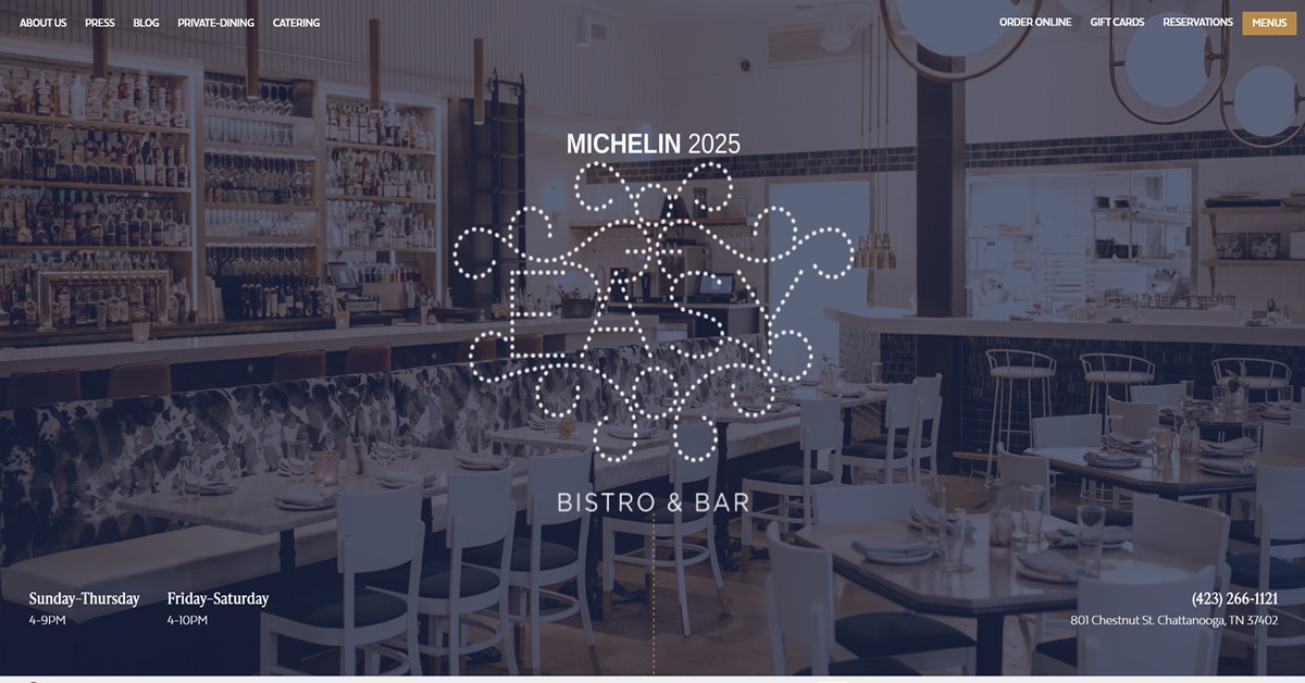 Best Restaurant Websites_Easy Bistro And Bar