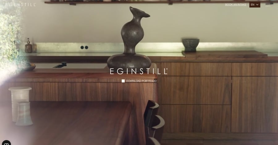 Eginstill - One Page Design Example