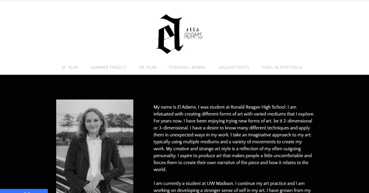 Ciana Newman - Model Website Examples