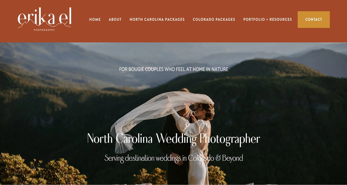 Erika El - Squarespace Website
