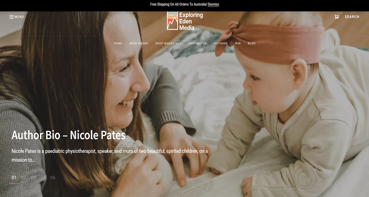 Exploring Eden Media - Squarespace Website