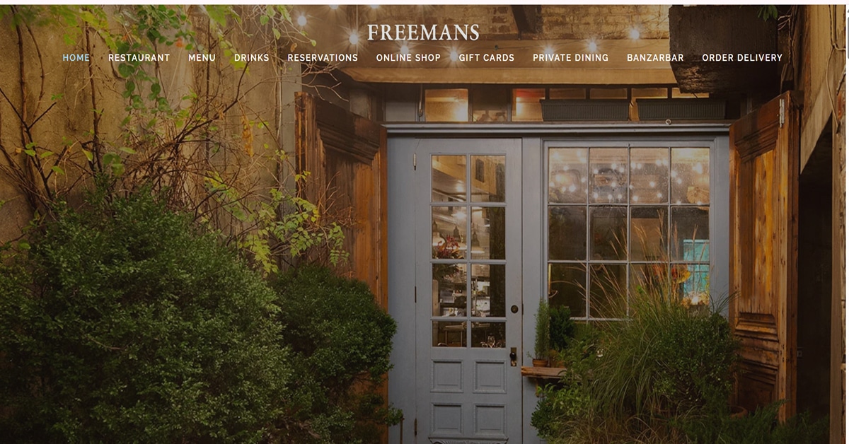 Freemans - Squarespace Website