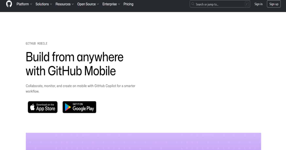 GitHub - Technology Website Example
